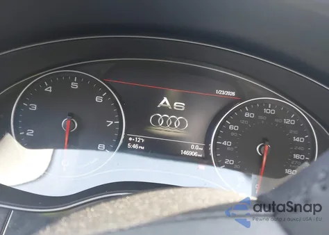 2013 Audi A6 2.0T Premium from USA, damaged, VIN WAUGFAFC1DN016900